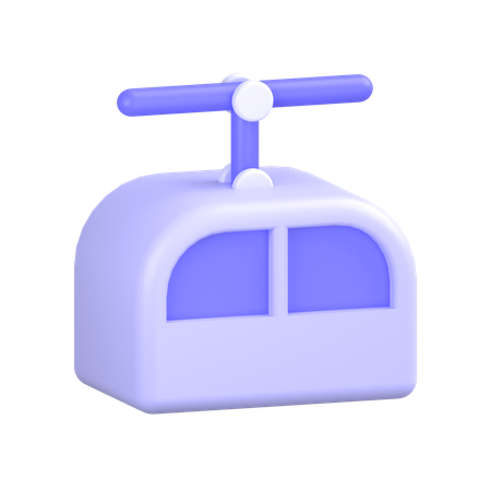 Ropeway  3D Icon