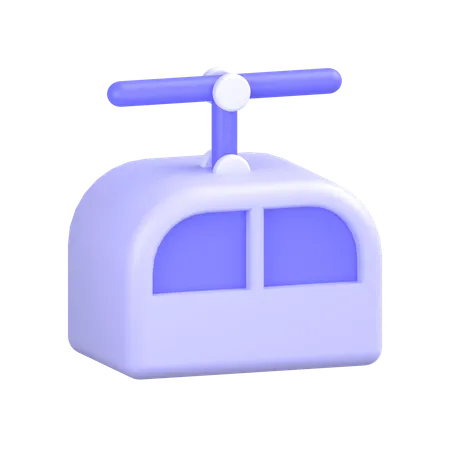 Ropeway  3D Icon