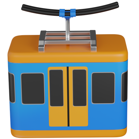 Ropeway  3D Icon