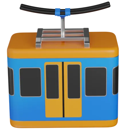 Ropeway  3D Icon