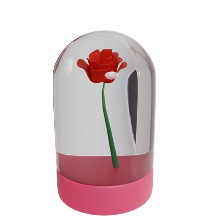 Rosa dos namorados  3D Illustration