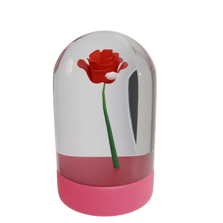 Rosa dos namorados  3D Illustration