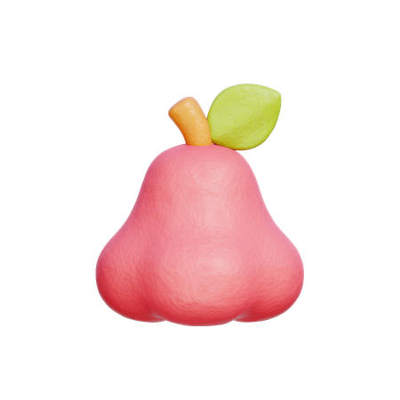 Manzana rosa  3D Icon