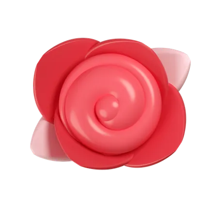 Rosa roja  3D Icon