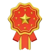 insigne de ruban rosette