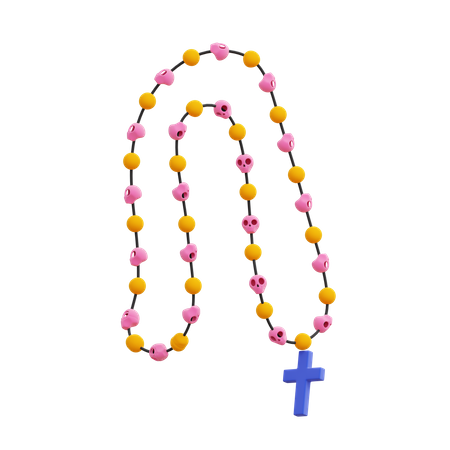 Rosary  3D Illustration