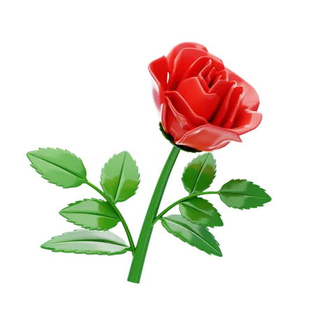 Rose  3D Icon