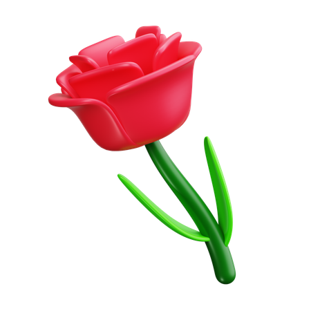 Rose  3D Icon