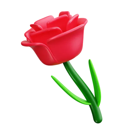 Rose  3D Icon