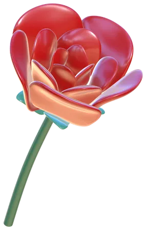 Rose  3D Icon