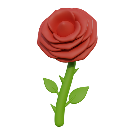 Rose  3D Icon