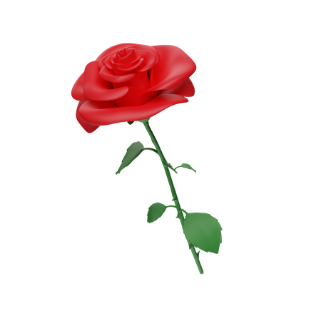 Rose  3D Icon