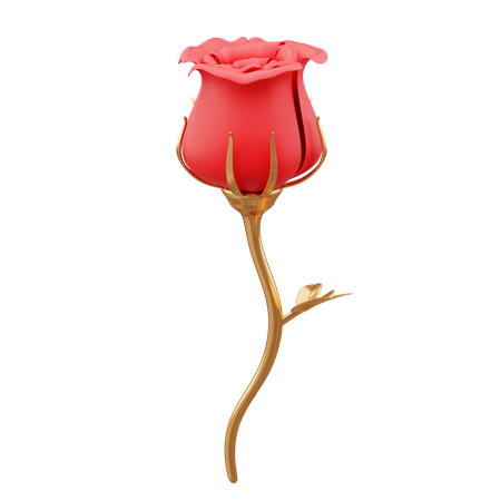 Rose  3D Icon