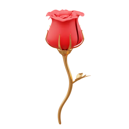 Rose  3D Icon