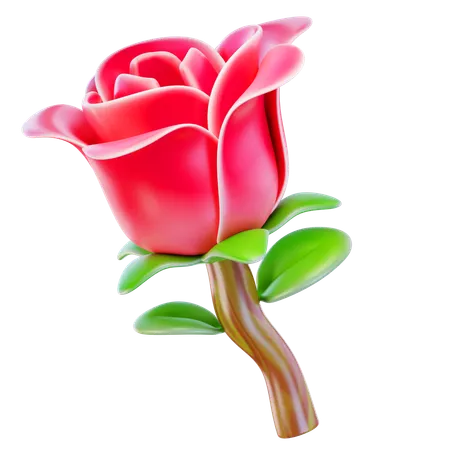 Rose  3D Icon