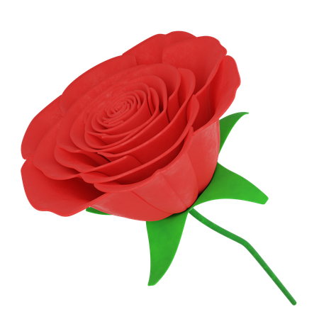 Rose  3D Icon