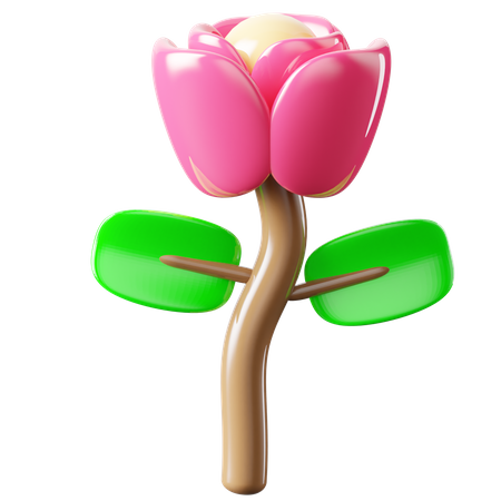 Rose  3D Icon