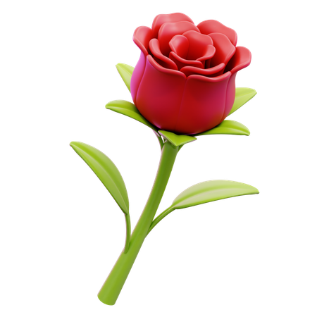 Rose  3D Icon