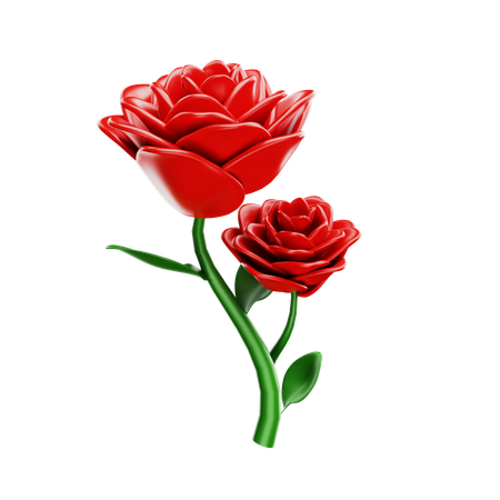 Rose  3D Icon