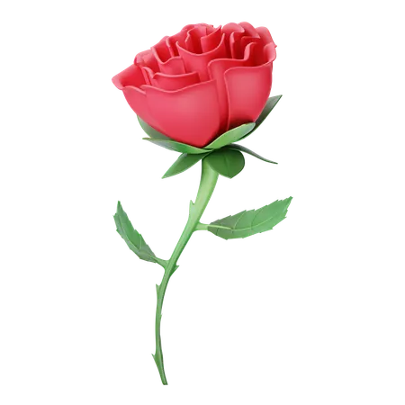 Rose  3D Icon