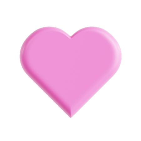 Emoji d'amour rose  3D Icon