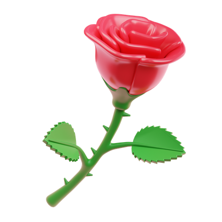 Rose  3D Icon