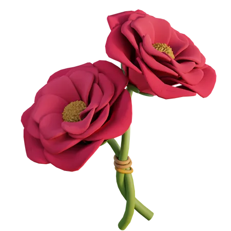 Rose  3D Icon