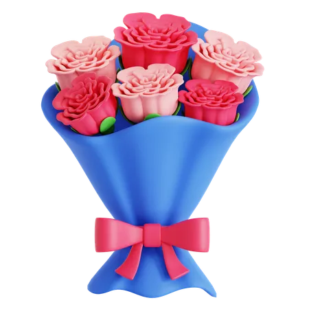 Rose Bouquet  3D Icon