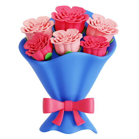 Rose Bouquet  3D Icon