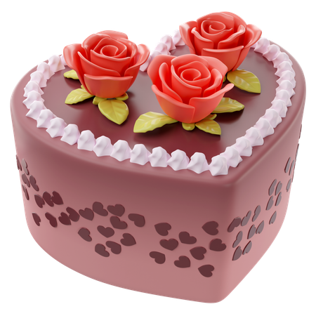 Rose Cake  3D Icon