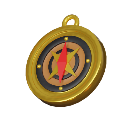 Rose Compass  3D Icon