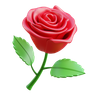 3d rose emoji