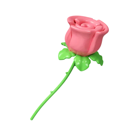 Rose Flowers  3D Icon