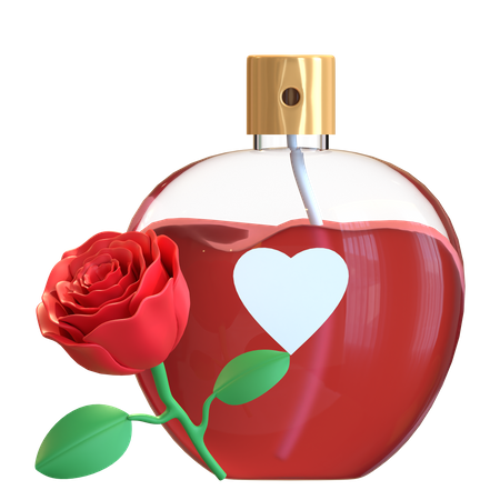 Rose Perfume  3D Icon