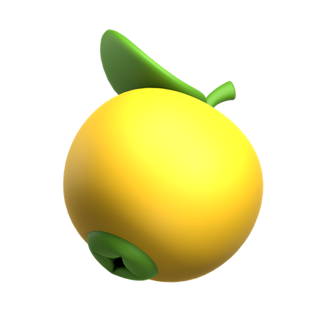 Pomme rose  3D Icon