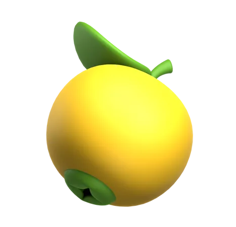 Pomme rose  3D Icon