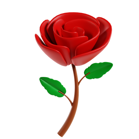 Rose  3D Icon