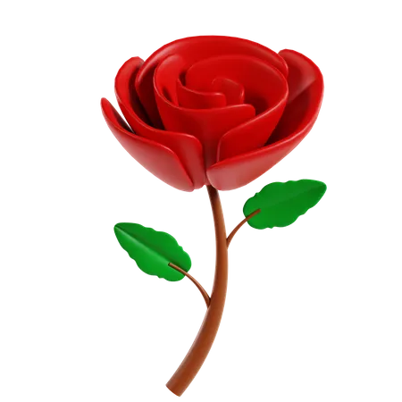 Rose  3D Icon