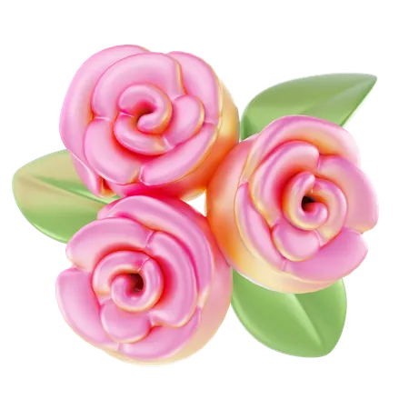 Roses  3D Icon