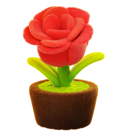 Roses Flower  3D Icon