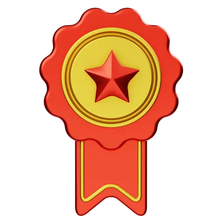 Rosette Band Sterne  3D Icon