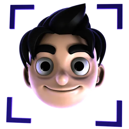 Rosto Humano  3D Icon