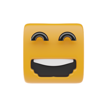 Rosto sorridente  3D Icon