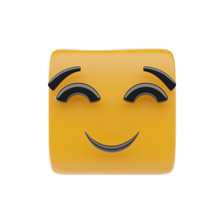 Rosto sorridente  3D Icon