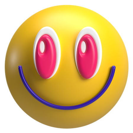 Rosto sorridente  3D Icon