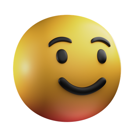 Rosto sorridente  3D Emoji