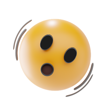 Emoji de rosto tremendo  3D Icon