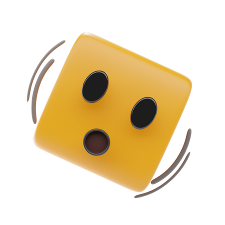 Emoji de rosto tremendo  3D Icon