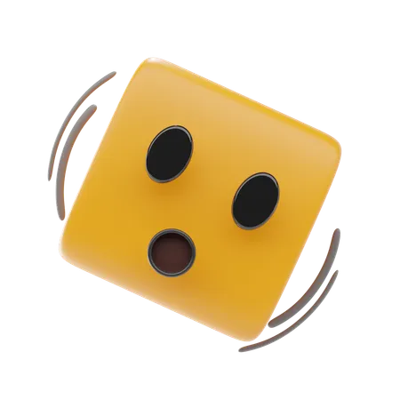 Emoji de rosto tremendo  3D Icon