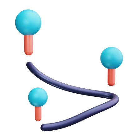 Rota circular  3D Icon